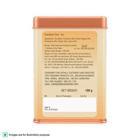 1868 by TATA Tea Masala Chai, Blend of Assam Black Tea, Cinnamon, Black Pepper, Cardamom, Ginger, Clove, Spicy, Malty, Aromatic, Whole Loose Leaf, From House of TATA (30 Cups/100g)