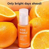 The Face Shop Vitamin C Brightening Face Serum 30ML– Glowing Complexion Booster with Niacinamide & B5 – Hydrating & Anti-Aging Serum for Dull Skin, Dark Spots, Scars
