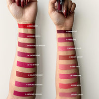 FLiCKA Set and Attack Liquid Matte Lipstick For Women| Transfer Proof, Smudge Proof, Non-Sticky, Creamy Lightweight Lipstick For Women, 14 Dark Night, 7ml