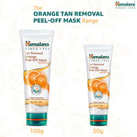 Himalaya Herbals Tan Removal Orange Peel-off Mask, 100g