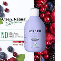 Sereko Skin Clearing Syrup | Sea Buckthorn,Manjishtha,Shatavri & Berberine + 12 Purifying Actives | Blood Purifier,Acne & Pimple Control | Enhances Skin Glow | Mixed Berry Flavour- 200 ML Pack of 1