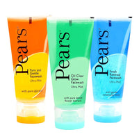 Pears Oil Clear Gentle Ultra Mild Daily Cleansing Facewash For Oil Free Matte Look, Ph Balanced, 100% Soap Free, Pure Lemon Flower Extract, 60g