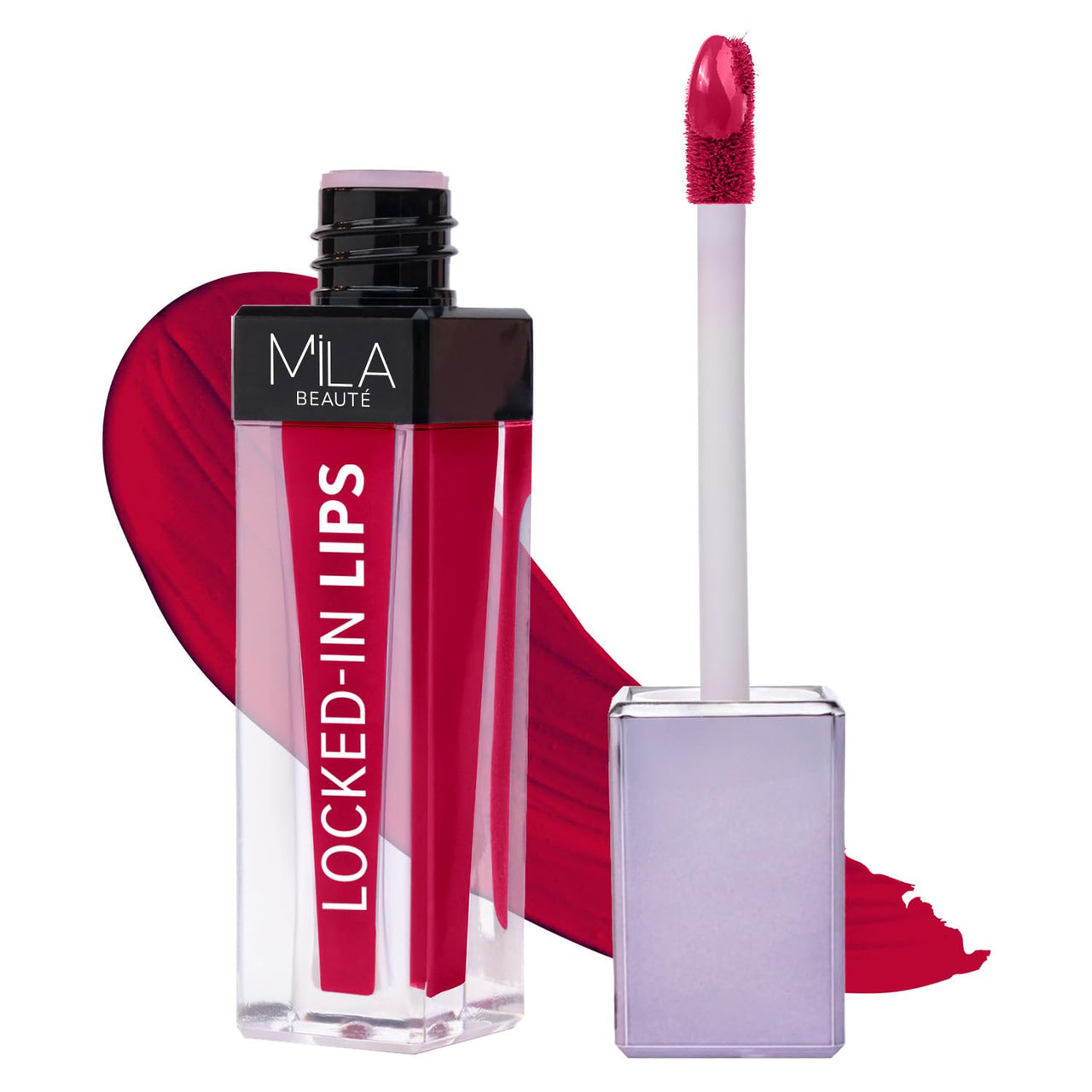 MILA BEAUTÉ Locked In Lips Liquid Lipstick |12 Hour Transfer Proof Formula with Hyaluronic Acid | Highly Pigmented Lipsticks | Shade -