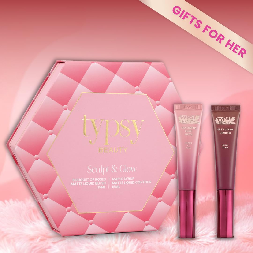 Typsy Beauty Sculpt & Glow|Silk cushion|Contour|Blush|2 items