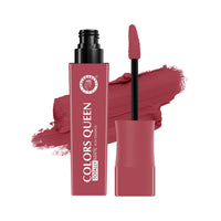 Colors Queen Totally Matte Liquid Lipstick | Intense Color Payoff, Lightweight & Comfortable, One Swipe Application | Long Lasting, Non Transfer Liquid Lipstick for Women (14 - Ruby True, 7.5g)