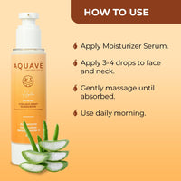 AQUAVE Sunscreen Face Serum (100 ml) - SPF 50+ PA++++ Hydra Ultralight UV Protection | Prevents Premature Ageing For All Skin | Enriched with Sea Boost for skin protection and hydration |.Goodness Of Serum| Visible Results In 30 Days | Marine Based Techno