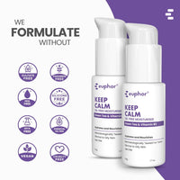 Euphor Teens | Oil-free Gel Moisturizer- KEEP CALM | Controls Acne | Light Weight Hydration for Oily and Acne-prone Skin | Witch Hazel Extract, Niacinamide, Green Tea | PEG-free, Paraben-free, Sulphate-free | 50g | For Women and Men