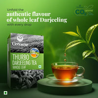 GOODRICKE Thurbo Darjeeling Tea - 250Gm(Pack Of 1)| 100% Pure & Original Single Estate Whole Leaf Tea | Premium Black Long Loose Tea Leaves With Rich Taste