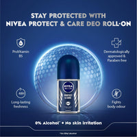NIVEA Men Fresh Woody Protect And Care Roll On, 50Ml, Pack Of 1