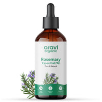 Aravi Organic Rosemary Essential Oil for Hair Growth,Quick Hair Growth Rosemary Oil for Women and Men - 100% Pure Rosemary Leaves Oil - 100 ml
