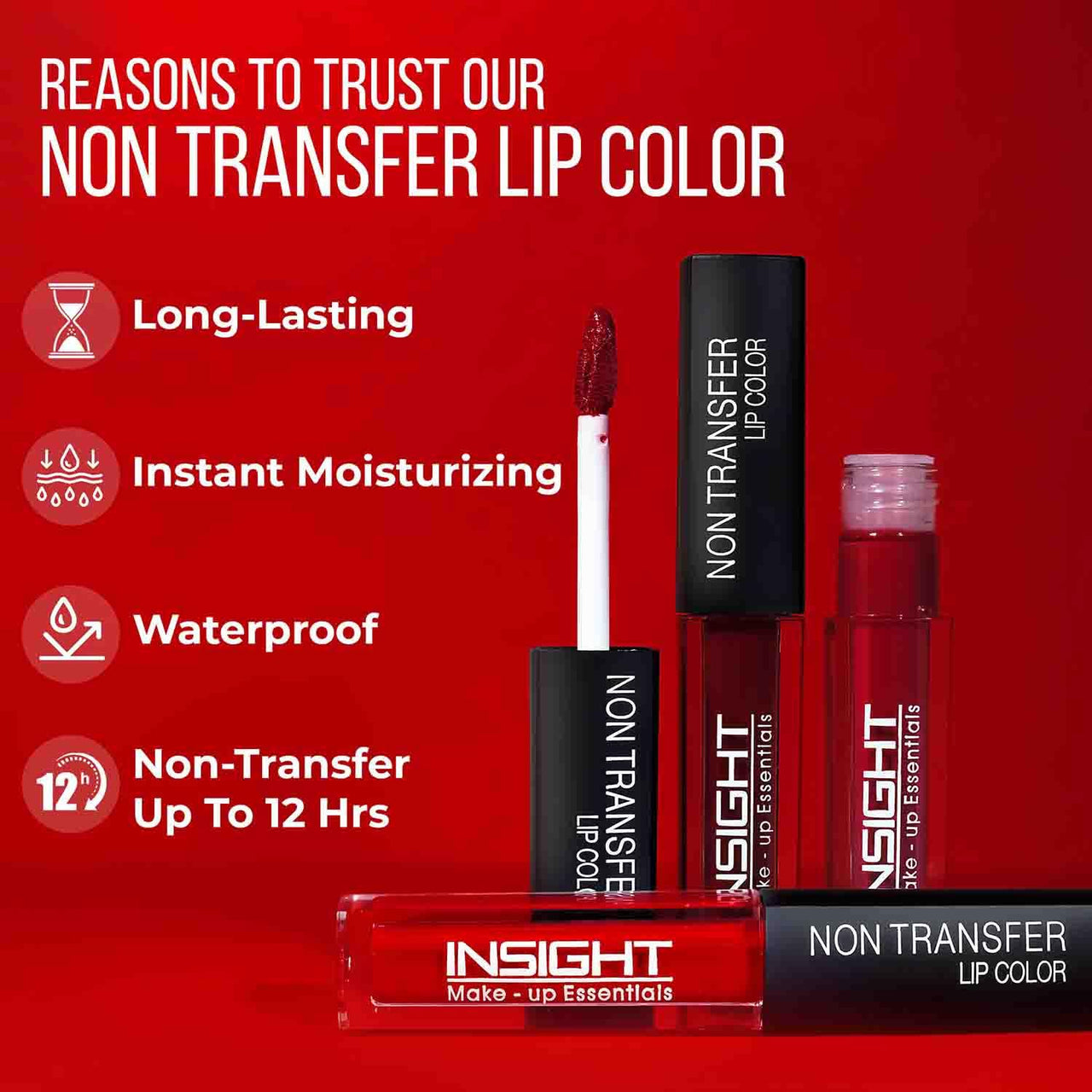 Insight Cosmetics Non Transfer Liquid Lipstick |Matte Texture|12Hrs Waterproof|Smudge Proof |Toxic Free |Vegan|Longwear, 4ml (11 Coffee Command, 4 ml)