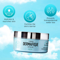 Dermafique Aqua Cloud Hydrating Crème with Shea Butter – 200g, with Seaweed Extracts, Weightless & Non-greasy That Results in Glowing Skin, Moisturizer for Face with Deep Hydration and Nourishment | For All Skin Type