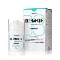 Dermafique Advanced Repair Face Moisturizer for All Skin Types, Dermatologist Tested, Night Cream 50 g and Dermafique Oleo Restore Hand Serum | 50g | hydrating hand serum, Vit- E infused,all skin type