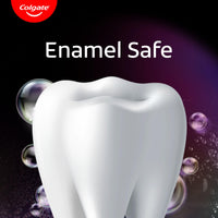 Colgate Visible White O2, Teeth Whitening Toothpaste (50g) for noticeably whiter teeth starting in 3 days. Peppermint Sparkle with Active Technology, Enamel Safe Teeth Whitening (Pack of 2)