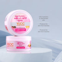 VLCC 3 In 1 Intense Care Cold Cream (B1G1, 200G, Shea Butter, Argan Oil, Honey And Niacinamide Cold Cream For Dry Skin, Spf 20 Face Cream For Winters, Minimizes Pores And Moisturizes)