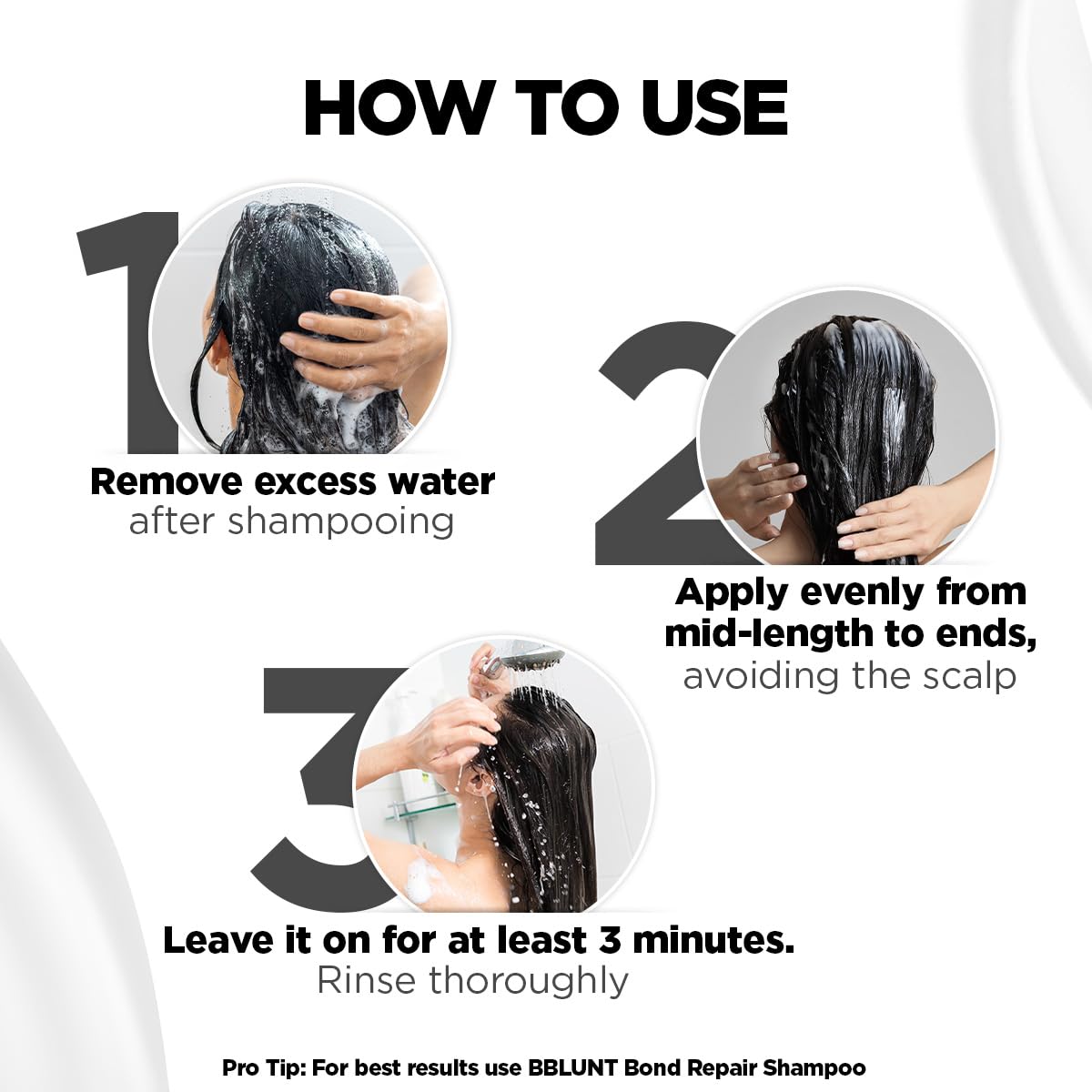 BBLUNT Bond Repair Conditioner - 250 g | Repairs damaged hair by 89% in just 1 use* | Powered with MaliPeptide BondTech | Recommended By Hair Experts | Crafted for Men & Women