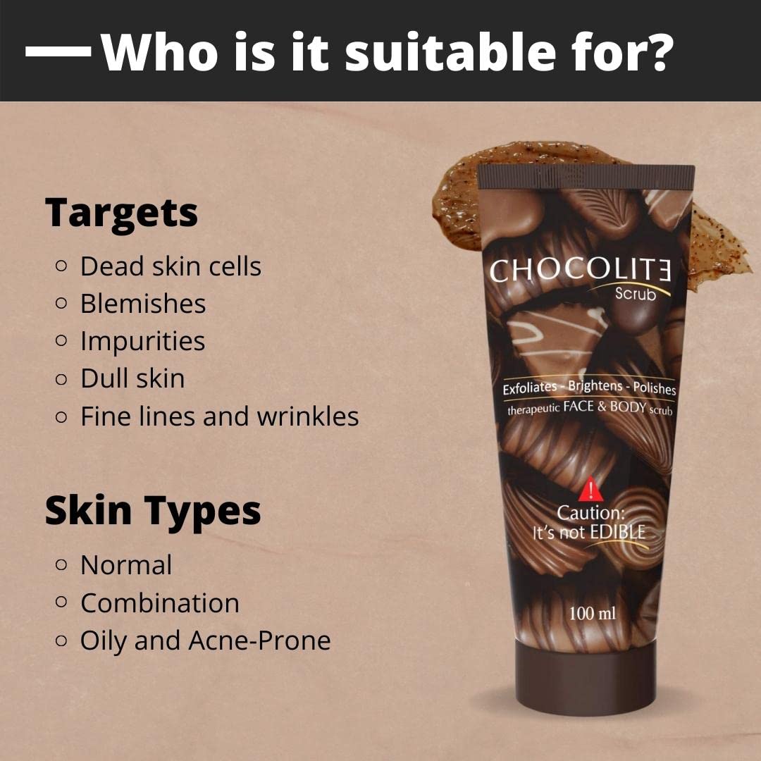 Chocolite Therapeutic Face & Body Scrub - Pack of 1