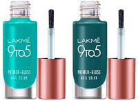 LAKMÉ 9 To 5 Primer + Glossy Finish Nail Colour & 9 To 5 Primer + Glossy Finish Nail Colour,12 ML