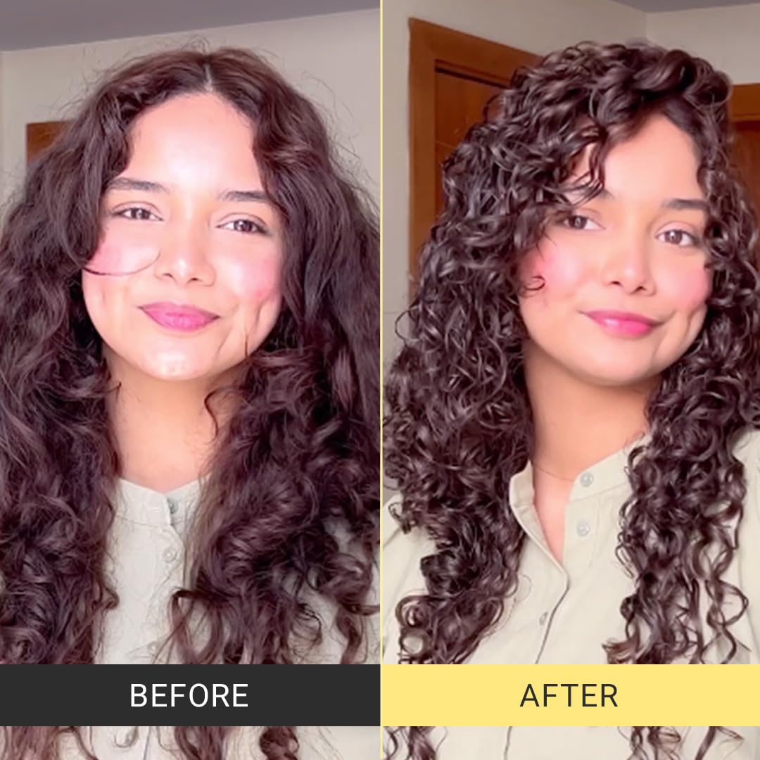 Arata Curl Gel For Frizzy, Wavy, Curly Hair | Natural Long-Lasting Hold & Definition | Tames Frizz | Aloe Vera, Abyssinian Seed Oil, Argan oil & Soy Protein | No Sulphate,Paraben,Silicone | 150ml x 1