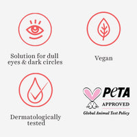 O3+ Bright Under Eye Circle Cream - for Dark Circles for Women| With Soothing Massage Roller 15g