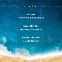 Aqualogica Glow+ Jello Moisturiser with Vitamin C & Papaya for Illuminating Moisturization, Non Sticky & Skin Hydration for Men & Women - For Normal, Dry & Combination Skin -50g