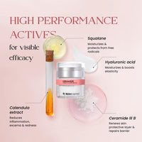 SkinInspired Ceramide Moisturizer Cream, For Inflammation, Barrier Repair | Long Lasting Hydration | Face Moisturiser For Normal to Dry Skin & Moisturizing Cream For Women & Men (50g)