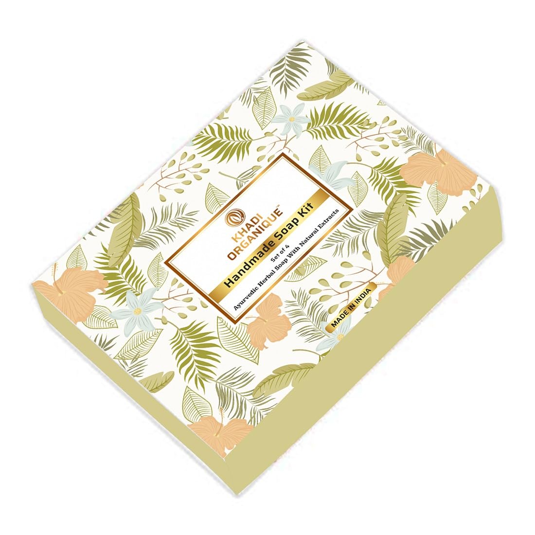 Khadi Organique Natural & Herbal Handmade Soap Kit Set of 4 With Natural Extracts - 400 gm