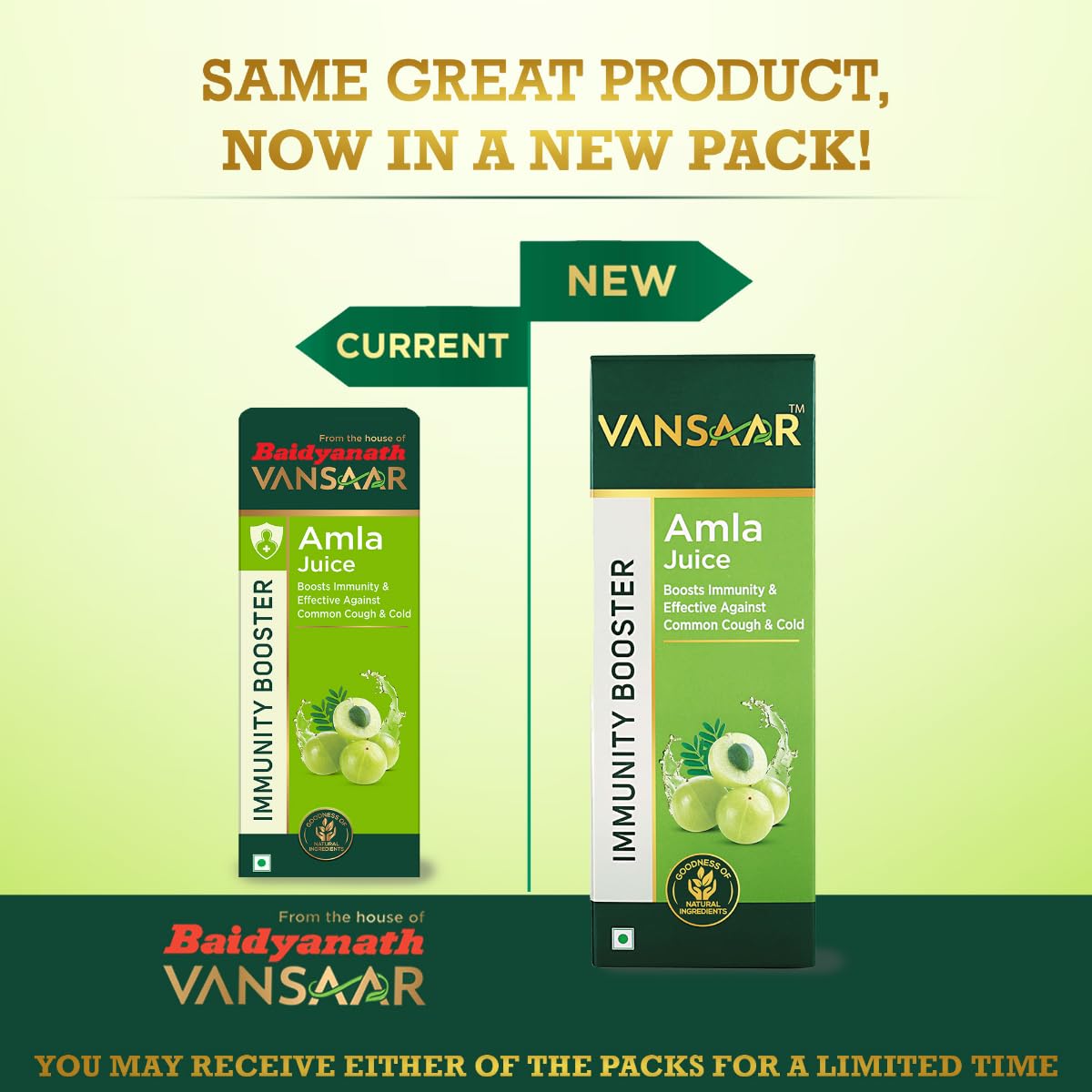 Vansaar Ayurvedic Tangy Amla Juice - 1L | 100% Cold Pressed Wild Amlas Rich In Vitamin C Sourced from Pratapgarh | Farm to Bottle in 12 Hours | 75 Pure Amlas for Hair Growth & Detoxification