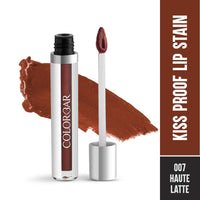 Colorbar Kiss Proof Lip Stain - Haute Latte - 007 & Intensely Rich Kajal Combo