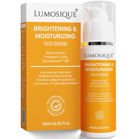 LUMOSIQUE® Brightening And Moisturizing Face Serum for Hydrates, Brightens & Evens tone Skin, Boosts Collagen & Corrects Hyperpigmentation | Oily, Dry, Sensitive & Combination Skin | MEN & WOMEN, 30ml