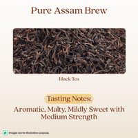 1868 by TATA Tea Assam Orthodox, Pure Assam Black Tea, Dry Rolled Whole Loose Leaves with Golden Tips, Aromatic, Malty, Mildly Sweet, From House of TATA (50 Cups/100g)