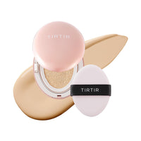 TIRTIR Mask All-Cover Cushion Foundation | Full coverage, Skin fit, Satin Glow Finish | Korean Cushion Foundation #17W FRENCH VANILLA | 4.5g
