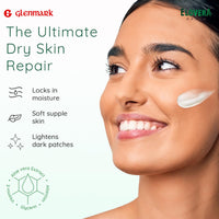 Elovera Moisturising Cream 75g | For Dry Skin | with Aloe Vera & Vitamin E | Protects, Nourishes and Repairs Skin | Paraben Free | Fragrance Free (Pack of 2)