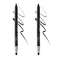 FACESCANADA Ultime Pro Intense Gel Matte Kajal With Smudger & Sharpener - Black, 1.2g | 24 Hr Long Stay | Water & Smudgeproof | One Swipe Smooth Application | 3-in-1 Kajal, Eyeliner, Smokey Eyeshadow