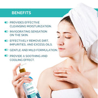 Otrix Aqua Fresh Body Wash, 290ml – With Argan Oil and Palmitic Acid – Hydrating and Refreshing Formula with Aloe and Citrus – Sulfate and Paraben Free