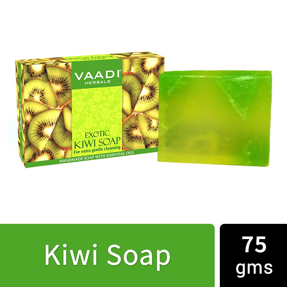 Vaadi Herbals Exotic Flavors Luxurious Handmade Herbals Soaps, 75g (Pack of 6)