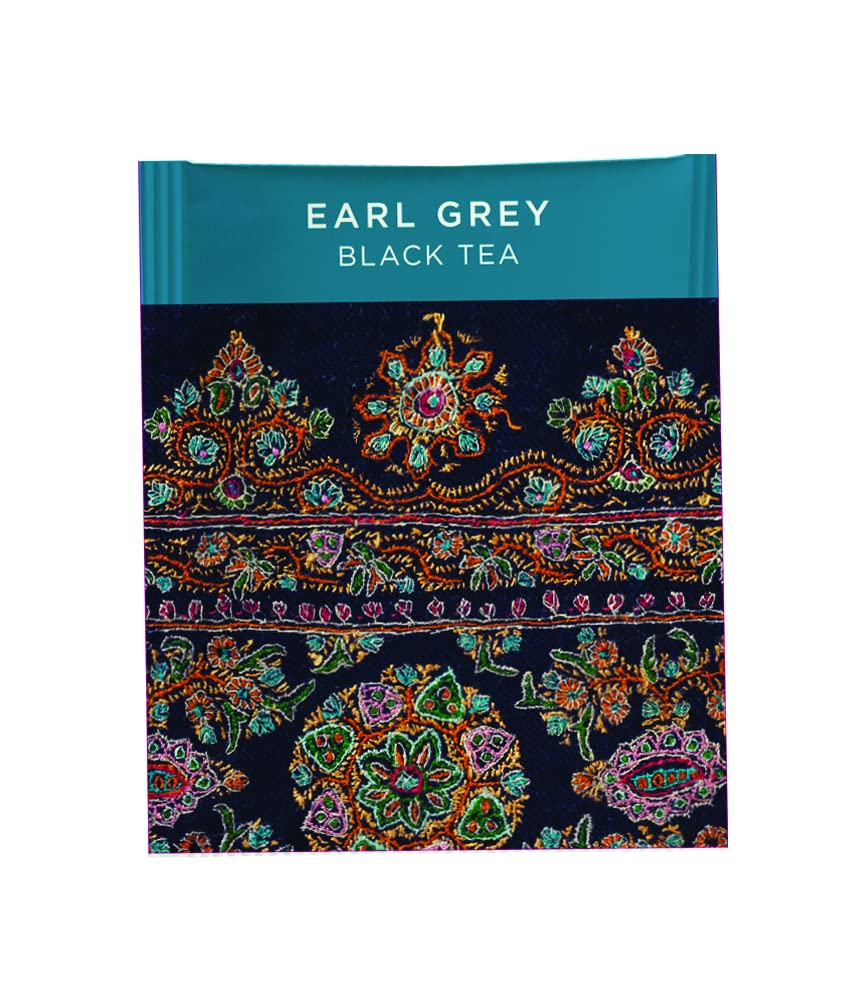 Newby Earl Grey Tea Bags | Premium Black Tea Blended With Natural Bergamot Flavor & Citrus Twist | Light and Refreshing | 25 pieces | 50 Grams