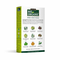INDUS VALLEY Bio Organic Herbal Henna Powder, 100g*4=400g - Green