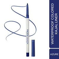 FACESCANADA Ultime Pro Twist Metallic Eye Kajal Liner stick - Azure,0.35G|High Impact Intense Color In 1 Stroke|24Hr Long Stay|Matte Finish|Soft Texture|Waterproof&Smudgeproof|Made With Carnauba Wax