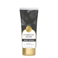 Body Cupid Charcoal Detox Body Scrub | Deep Cleansing & Exfoliating Scrub with Activated Charcoal | Removes Impurities & Smooths Skin | 150ml