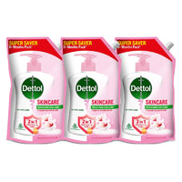 Dettol Liquid Handwash Refill – Skincare Hand Wash- 675ml (Pack fo 3) | pH Balanced | 10x Better Germ Protection