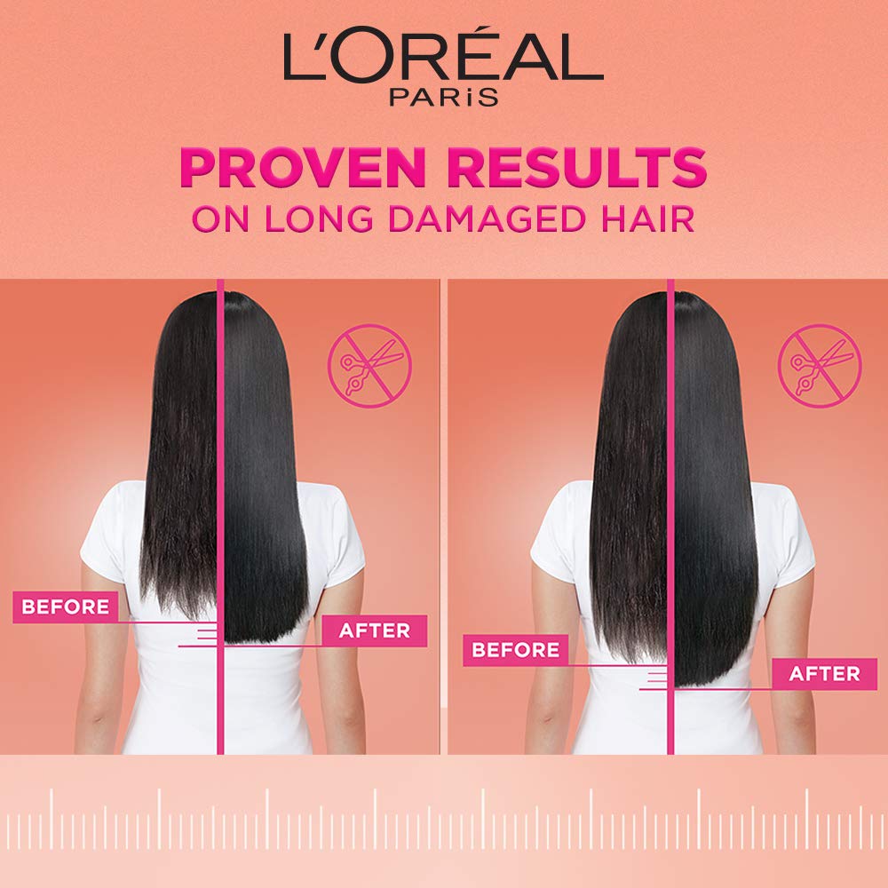 L'Oréal Paris Shampoo, Nourish, Repair & Shine, For Long and Lifeless Hair, Dream Lengths, 650 ml (Pack of 2)
