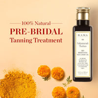 Kama Ayurveda Organic Indigo Powder, 100g & Nalpamaradi Thailam Skin Brightening Treatment- 50 ml