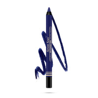 Seven Seas Double Intense Non Transfer Gel Kajal Longwear Eye Pencil | Long Stay | Smooth One Stroke Application | Intense Color Pay Off | Water Proof With Sharpener (Electric Blue)