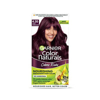 Garnier, Hair Colouring Creme, Long-lasting Colour, Smoothness & Shine, Color Naturals, Shade: 4.20 Wine Burgundy, 70ml + 60g