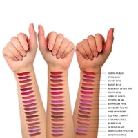 Just Herbs Ayurvedic Creamy Matte Long Lasting Liquid Lipstick, Lightweight & Hydrating Lip Colour with Liquorice & Sweet Almond Oil - Soft Pink Berry
