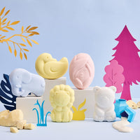 Softsens Assorted Pack of 5 Kids Soap | Gentle & Nourishing with Shea Butter & Milk Cream | Dermatologist Tested and Approved (75gm)