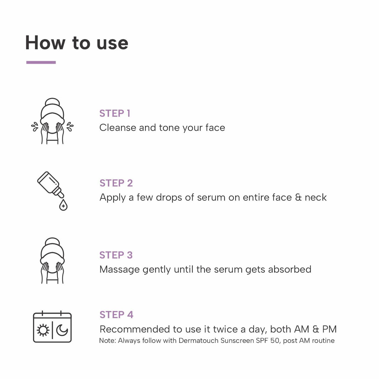 DERMATOUCH Hyaluronic Acid 2% Serum | For intense Hydration, Glowing Skin | Specially for Dry Skin | For both Men & Women | 30ml