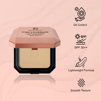 Lakyou Beauty 2in1 High Coverage Compact Powder | Oil Control | SPF-30++ | Waterproof | Matte And Shimmer Shade | Long Lasting | 30g 05(Rich Nude))