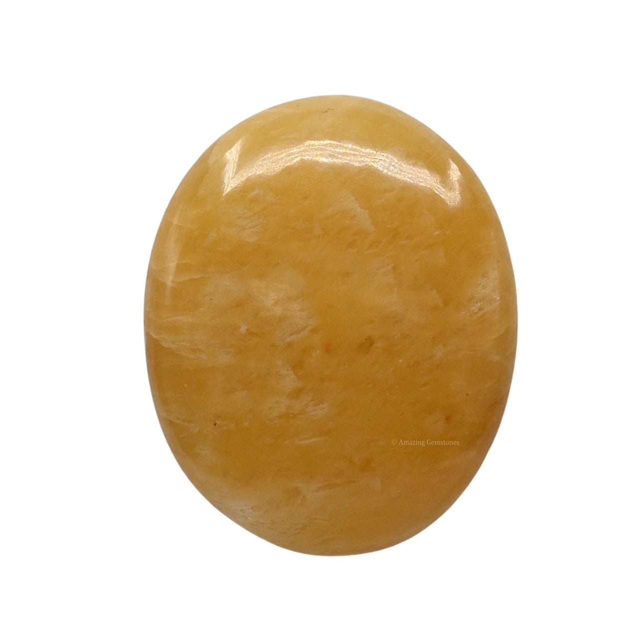 Yellow Aventurine Palm Stone - Massage Worry Stone for Natural Body Chakra Balancing, Reiki Healing and Crystal Grid Yellow Aventurine